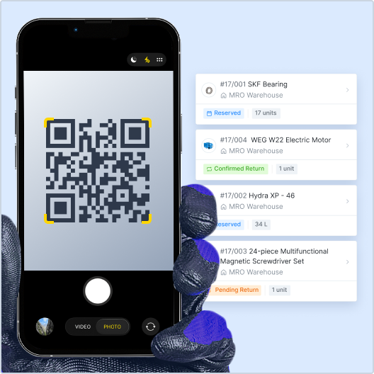 Monitor All Materials in Real Time